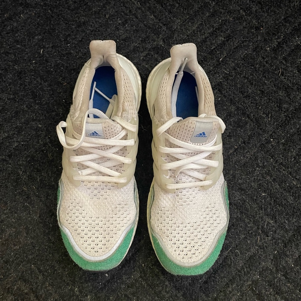 Adidas Ultraboost 1.0 White Green - sz 8M